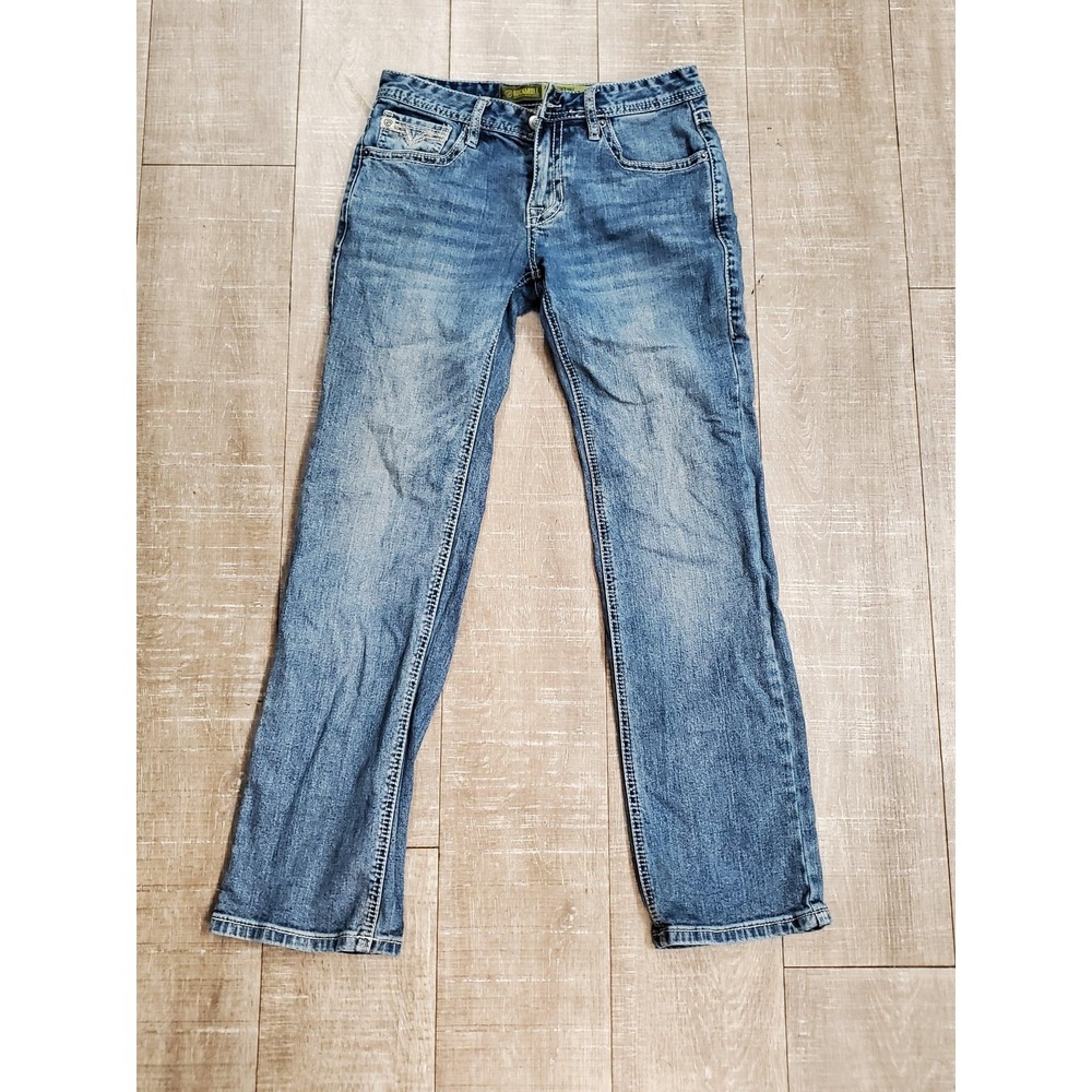 Rock & Roll Denim Jeans Mens 29x32 Blue Regular Stackable Boot Pistol Stretch
